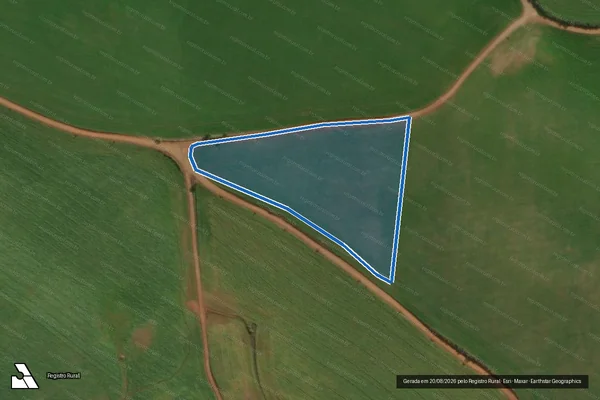 Imagem de satélite de LOTE RURAL N° 89 C - Parte 2 em Dionísio Cerqueira - SC