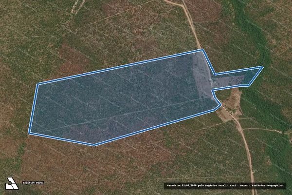 Imagem de satélite de Fazenda Santa Barbara - Parte 1 em Uruçuí - PI