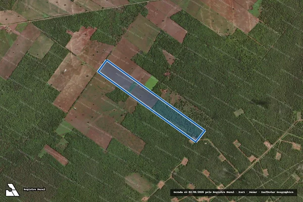 Imagem de satélite de Projeto de Assentamento Santo Antonio ? Lote 30   - Parte 1 em Governador Dix-Sept Rosado - RN