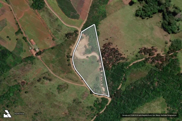 Imagem de satélite de FAZENDA SANTA RITA - Matrícula 922-4 em Vargem - SC
