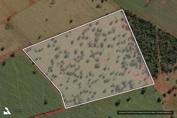 Imagem de satélite de Fazenda Cerradão - Parte 1 em Frutal - MG