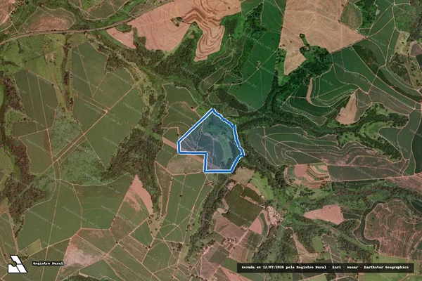 Imagem de satélite de Fazenda Três Barras - Parte 1 em Barretos - SP