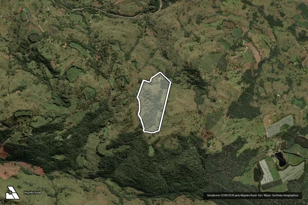 Imagem de satélite de Fazenda Estancia do Meio - AREA 3 em São Joaquim - SC