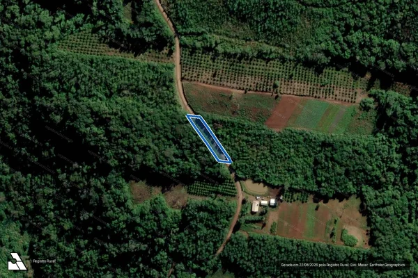 Imagem de satélite de Estrada Municipal da Integração - Parte 1 em São José do Hortêncio - RS