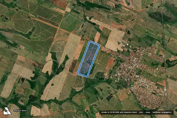 Imagem de satélite de SÍTIO SANTA LEOPOLDINA / Gleba A - PARTE 1 em Clementina - SP