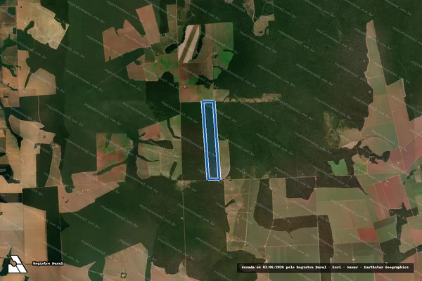 Imagem de satélite de FAZENDA CAVASSIN - FAZENDA CAVASSIN em Itanhangá - MT