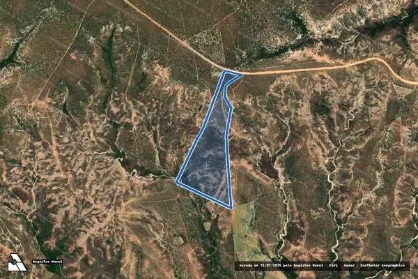 Imagem de satélite de FAZENDA  - CACHOEIRA em Pintópolis - MG