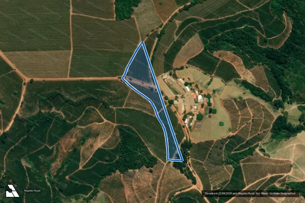 Imagem de satélite de FAZENDA BOA VISTA - Parcela 1 em Juruaia - MG