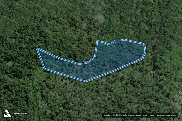 Imagem de satélite de FAZENDA MONTE BELO - Parte 1 em Uruçuca - BA