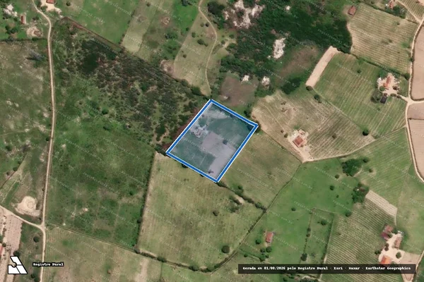 Imagem de satélite de SITIO PEDRA PINTADA  - Parte 1 em Esperança - PB