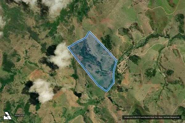 Imagem de satélite de FAZENDA BOA SORTE em Itagimirim - BA