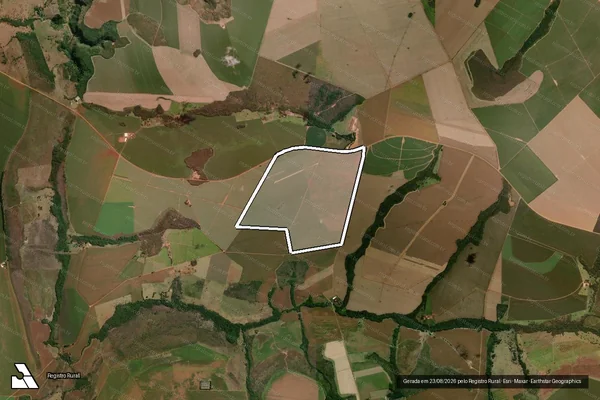 Imagem de satélite de FAZENDA FLORES, L.D. PERDIZES - em Portelândia - GO