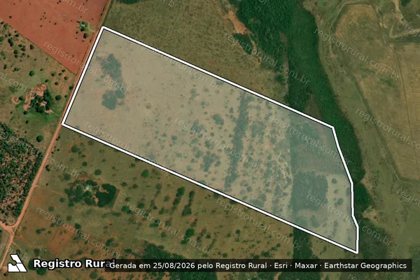 Imagem de satélite de Projeto de Assentamento Tupanceretan - LOTE 80 em Bela Vista - MS