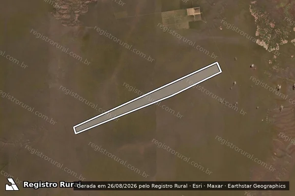 Imagem de satélite de FAZENDA ECONÔMICO - PARTE 02 em Canto do Buriti - PI