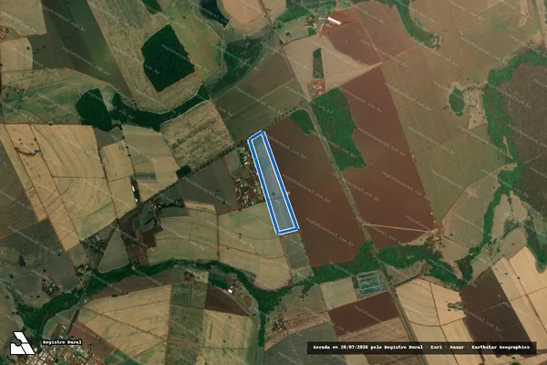 Imagem de satélite de Fazenda Barreirão - PARTE 2 em Orindiúva - SP