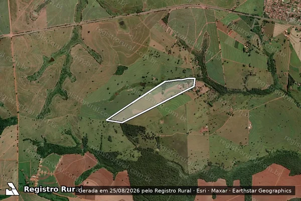 Imagem de satélite de Sitio Fenerick / Parcela 1 em Pereira Barreto - SP