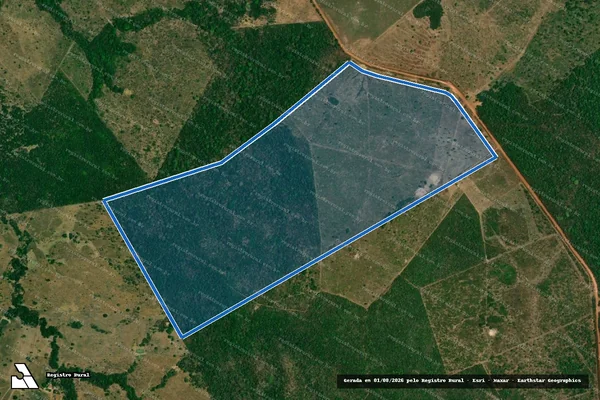 Imagem de satélite de FAZENDA VARSOVIA - PARCELA A ? FAZENDA VARSOVIA em Ananás - TO