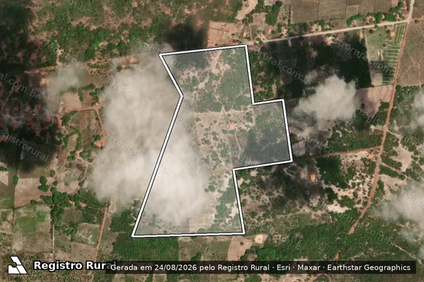 Imagem de satélite de ALTO BONITO II-PARTE 01 - AREA 4 em José de Freitas - PI
