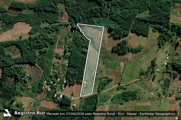 Imagem de satélite de Não Informado - AREA A em São José do Hortêncio - RS