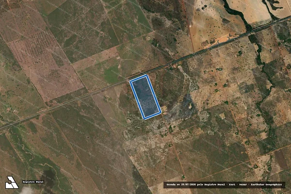 Imagem de satélite de LOTE ? 03  ? PA CANAÃ - LOTE ? 03  ? PA CANAÃ em Flores de Goiás - GO