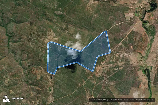 Imagem de satélite de Fazenda Boa Esperança e Goiabeira / Parte 1 em Boa Nova - BA
