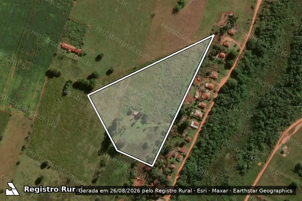 Imagem de satélite de PROJETO DE ASSENTAMENTO SANTO ANTÔNIO - Lote 490 A em Itaquiraí - MS