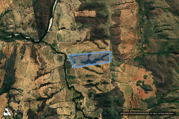 Imagem de satélite de SÍTIO JAGATÁ - Parte 1 em Diamantina - MG