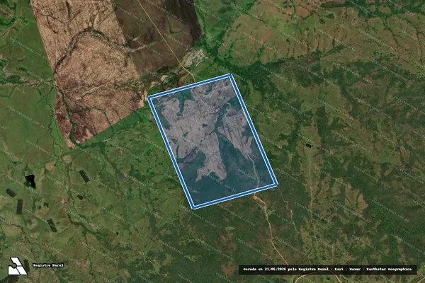 Imagem de satélite de Fazenda Cerro Agudo - Transcrição 9.973 em Herval - RS