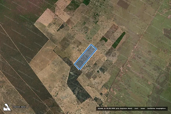 Imagem de satélite de Lote 19 Gleba A ? PA Ouro Verde - Parte 1 em Juvenília - MG