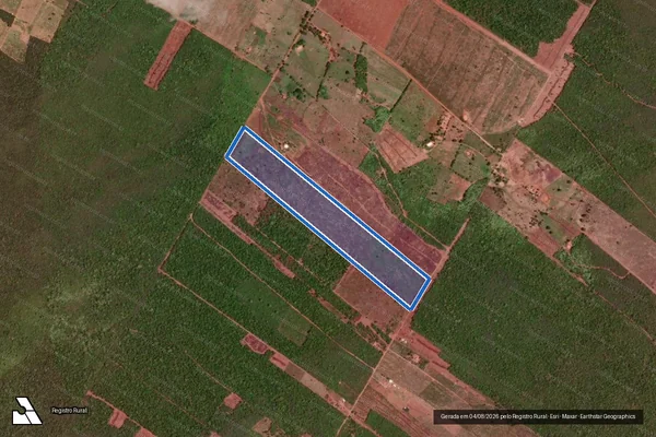 Imagem de satélite de Fazenda Saco Danta I - Lote 62 em Formosa do Rio Preto - BA