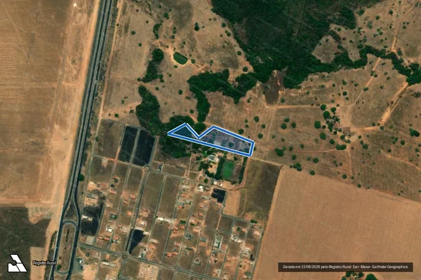 Imagem de satélite de Fazenda Primavera - Parte 2 em Miranorte - TO