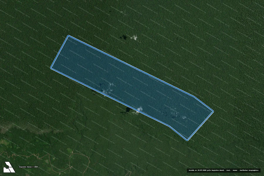 Imagem aérea do item B