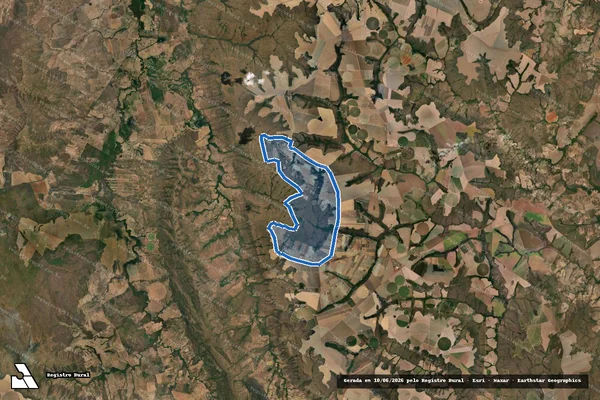 Imagem de satélite de PROJETO DE ASSENTAMENTO FLORES FORMOSO - GLEBA-01 em Sítio d'Abadia - GO
