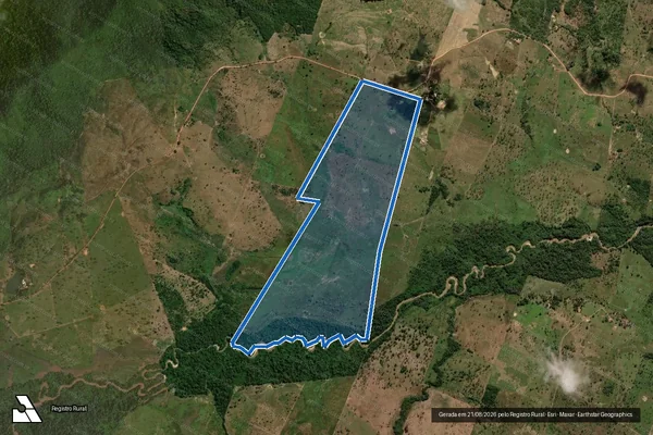 Imagem de satélite de FAZENDA SÃO ROQUE - Parte 1 em Rio Maria - PA
