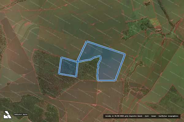 Imagem de satélite de Fazenda Tamboril - Parcela 01-C em Ribeirão Preto - SP