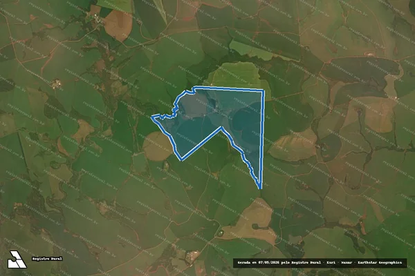Imagem de satélite de Agropecuária Maldaner Ltda - MATRICULA 184 em Condor - RS