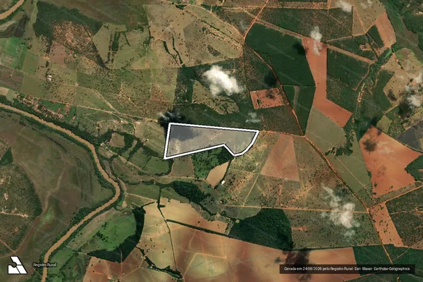 Imagem de satélite de FAZENDA BOA VISTA BAIXA GRANDE - Parcela 1 em Bom Despacho - MG