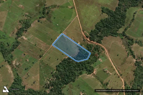 Imagem de satélite de Lote 40, Gleba Lote 114-U, Set. Colorado, G. Guaporé, PF Corumbiara - Única em Colorado do Oeste - RO