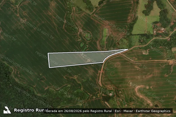 Imagem de satélite de SITIO MODELO - Gleba A em Cândido de Abreu - PR