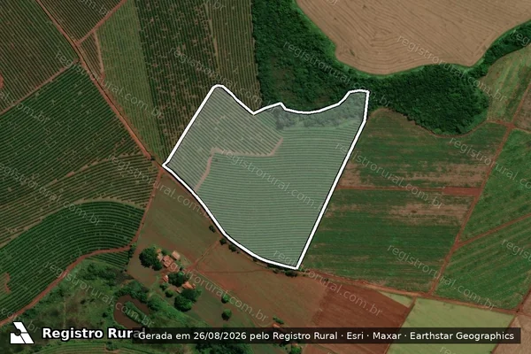 Imagem de satélite de Sítio Santo Antonio - Parcela 2 em Santo Antônio de Posse - SP