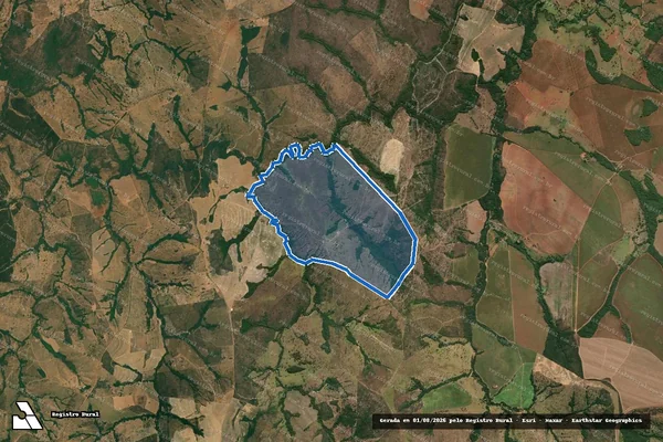 Imagem de satélite de FAZENDA SANTA FÉ - PARTE 2 em Corumbaíba - GO