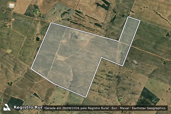 Imagem de satélite de FAZENDA BARRO AMARELO - Parte 1 em Frei Paulo - SE
