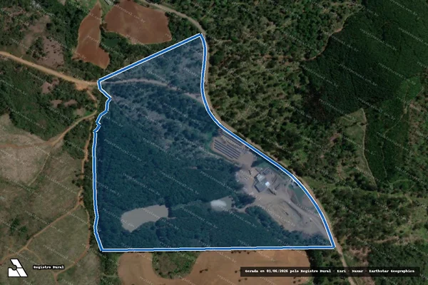 Imagem de satélite de Fazenda Dalmass - Matricula 11.265 - FRACAO B em Bituruna - PR