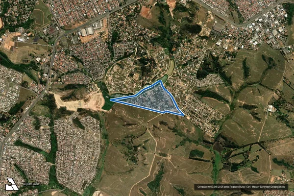 Imagem de satélite de ESTÂNCIA PANTANAL I - Parte 1 em Campinas - SP