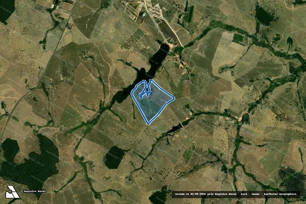 Imagem de satélite de FAZENDA ALTO BONITO - PARCELA 2 em Ponto Belo - ES
