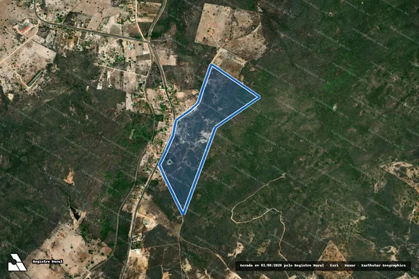 Imagem de satélite de FAZENDA SUCUPIRA - GLEBA 01 em Serrinha - BA
