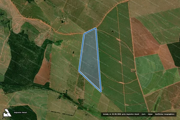 Imagem de satélite de Fazenda Coqueiro - Fazenda Coqueiro em Marabá Paulista - SP