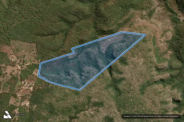 Imagem de satélite de Fazenda Bezerra - Parcela 1 em São Francisco do Maranhão - MA