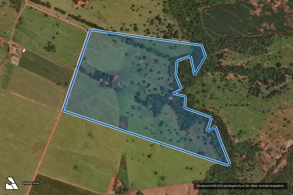 Imagem de satélite de Lote 16 – Projeto de Assentamento Padre Galileu Martins da Silva