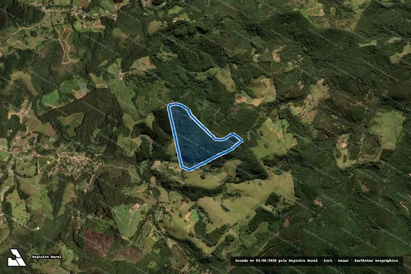 Imagem de satélite de SÍTIO MORATO GUIMARÃES - Parcela 1 em Camanducaia - MG